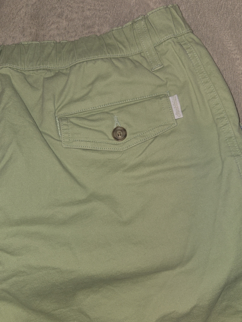chubbies Olive Green Women's Shorts - Picture 6 of 7